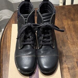 Clarks Black Ankle Boots